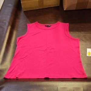 Lands' End Pink Boxy Tank Top